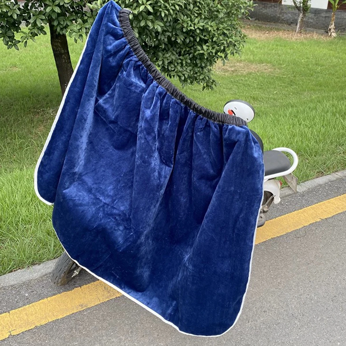 Electric Scooter Rain Cover - Зимний ветрозащитный чехол для мотоциклетных скутеров,