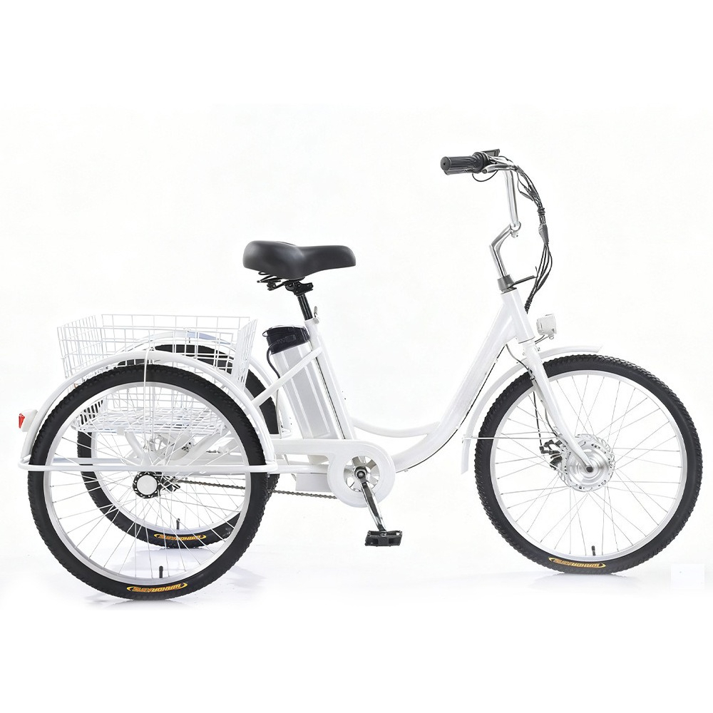 Electric Scooter Adults - 24-дюймовый электрический трехколесный велосипед для пожилых