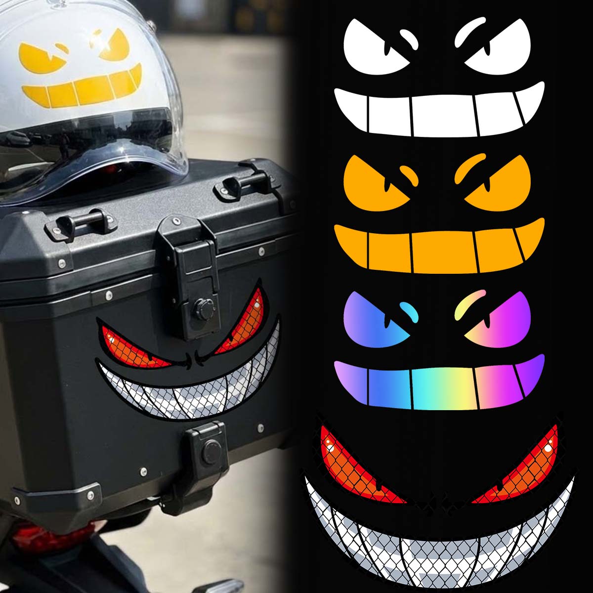 JDM Demon Eyes Gengar светоотр – обзор и цена Scooter Helmet Set