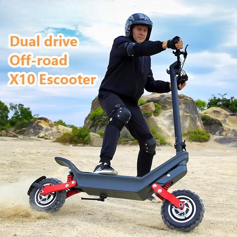 Мощный электросамокат X10 с дв – обзор и цена Electric Scooter Adults