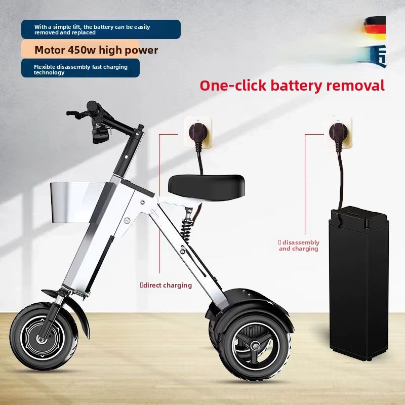 Ультралегкий компактный складн – обзор и цена Folding Electric Scooter